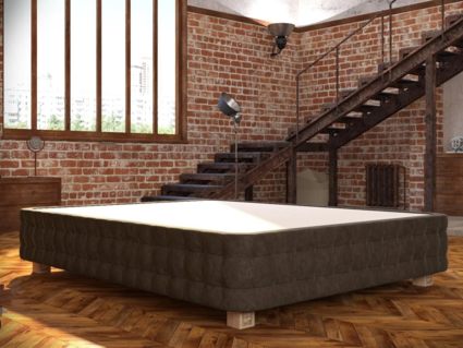 Кровать Mr.Mattress Twin Box велюр Toffee 253