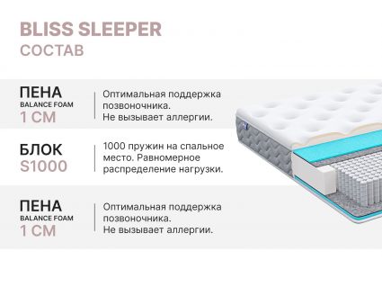Матрас Димакс Bliss Sleeper 80х190