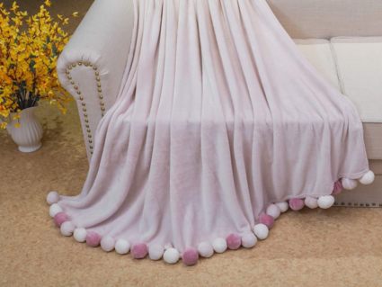 Плед Софи де Марко Multi-ball (пудра) 220х240