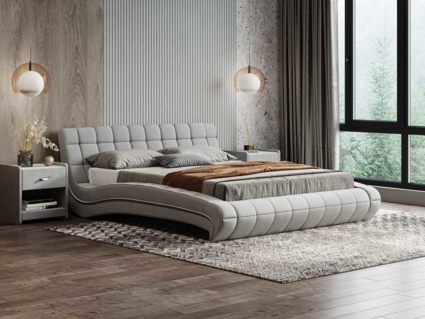 Кровать Сонум Milano Кашемир Латте 80х190