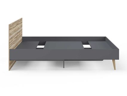 Кровать Сонум Ines Ясень ориноко + графит 140х190