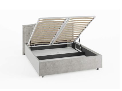 Кровать Сонум Ancona Кашемир Серый (с подъемным механизмом) 200х200