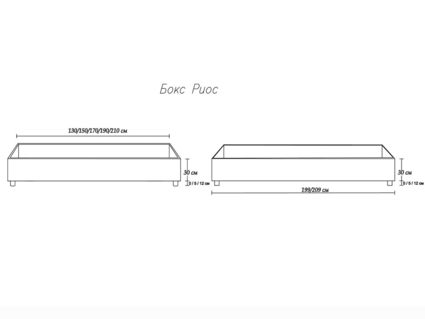 Кровать Димакс Риос Альбус с подъемным механизмом 120х200