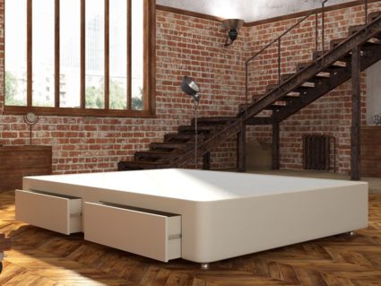 Кровать Mr.Mattress Site Box экокожа Beige 239