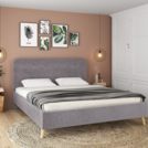 Кровать Sontelle Style Kipso Malta grey 140х190