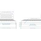 Кровать Lonax Венеция велюр Dolly-3 (с подъемным механизмом) 140х190