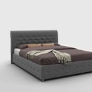 Кровать Sleeptek Premier 1 Экоожа Black 160х200