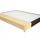 Кровать Mr.Mattress Fine Box экокожа Brown 160х195