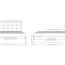 Кровать Lonax Адель велюр Dolly-13 (с подъемным механизмом) 120х200